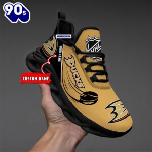 Anaheim Ducks Personalized NHL New Max Soul Shoes V1