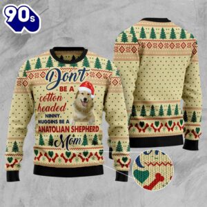 Anatolian Shepherd Mom Ugly Christmas Sweater