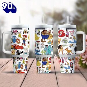 Animated Characters 40oz Insulated Tumbler With Handle