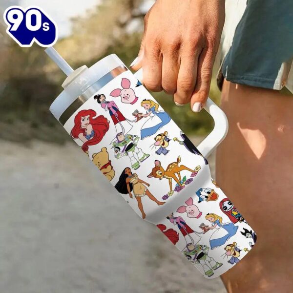 Animated Characters 40oz Insulated Tumbler With Handle