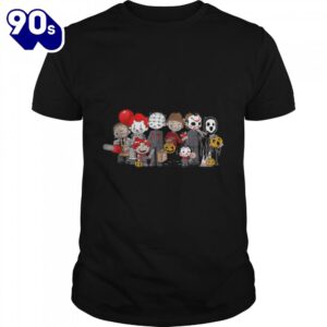 Anime Halloween Scary Horror Movies Christmas Men Women T-Shirt