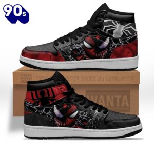 Anti Hero Venom Spiderman Shoes Custom