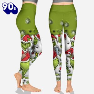 Any Name - Personalized Grinch Hoodie and Leggings