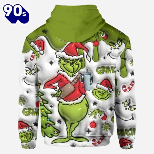 Any Name – Personalized Grinch Hoodie and Leggings