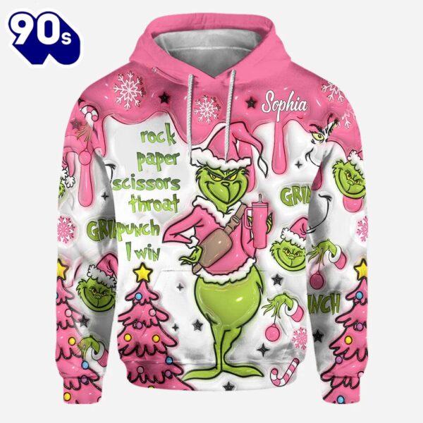 Any Name – Personalized Grinch Movie Hoodie and Leggings