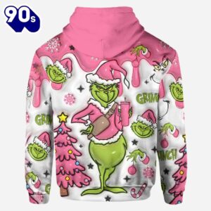 Any Name - Personalized Grinch Movie Hoodie and Leggings