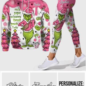 Any Name - Personalized Grinch Movie Hoodie and Leggings