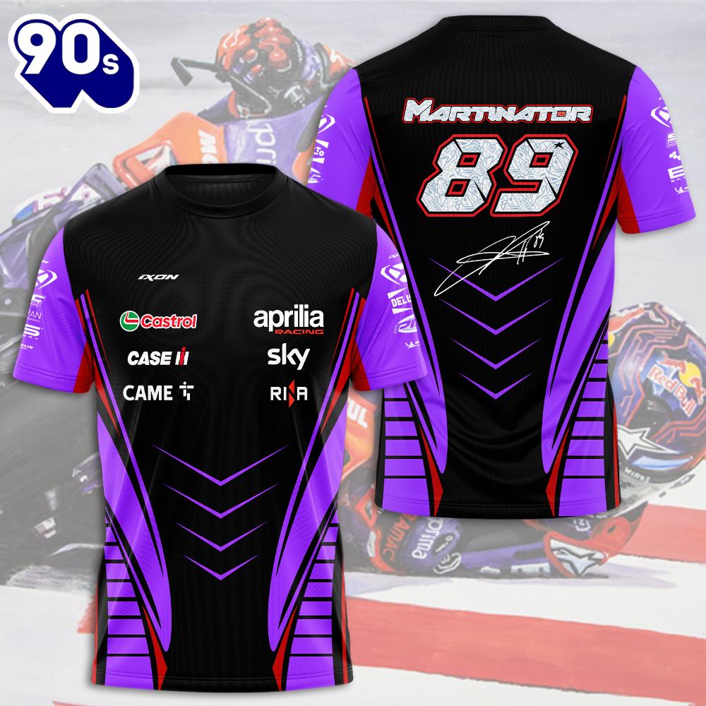 Aprilia Racing x Jorge Mart?n 3D Apparel Gift For Fans Aprilia Racing x Jorge Mart?n 3D Apparel Gift For Fans