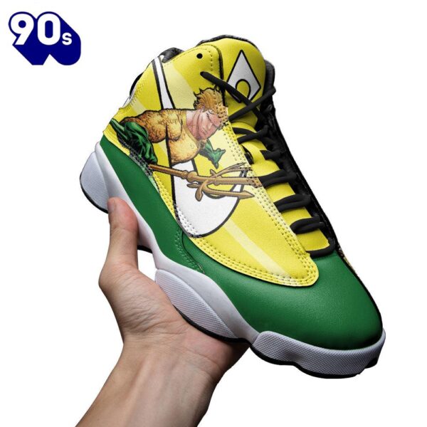 Aquaman Air Jordan 13 Sneakers Super Heroes Custom Shoes