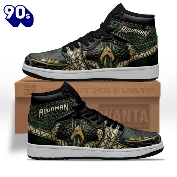 Aquaman Shoes Custom Super Heroes Sneakers