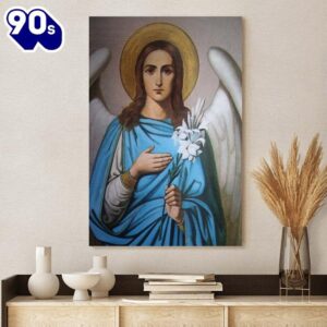 Archangel Gabriel Canvas Wall Art…