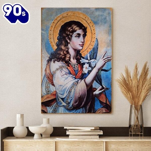 Archangel Gabriel Religious Wall Art Canvas