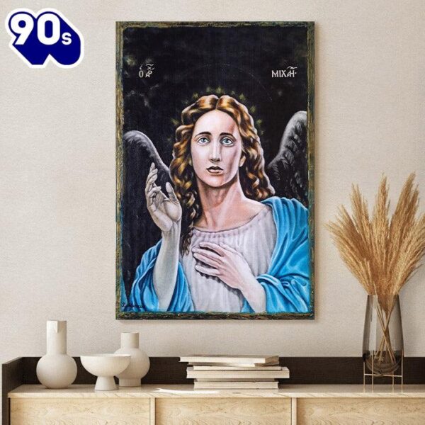 Archangel Michael Canvas Wall Art Decor