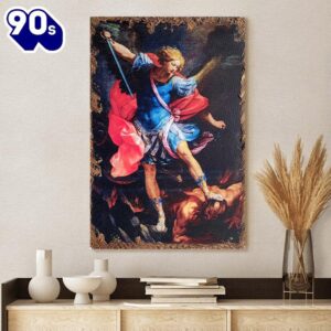 Archangel Michael Canvas Wall Art…