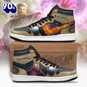 Archmage World of Warcraft Shoes Custom For Fans