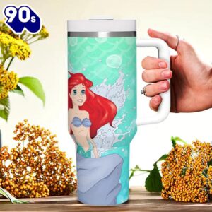 Ariel Princess 40oz Insulated Tumbler…