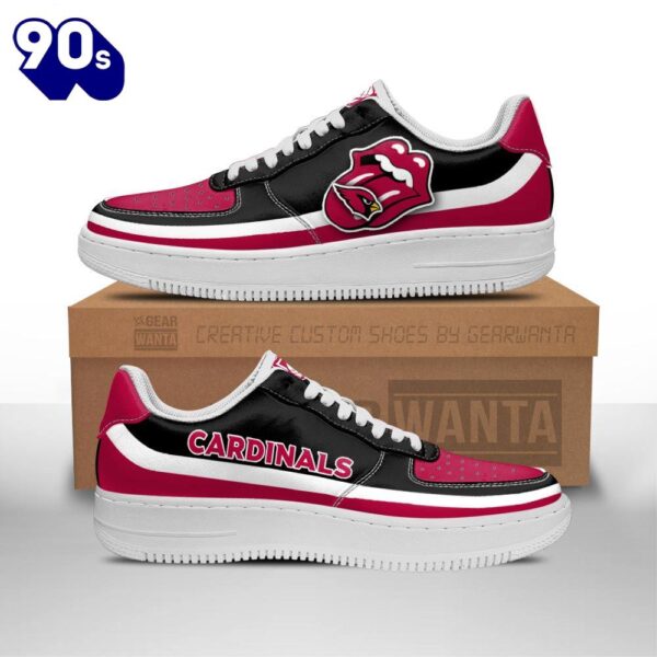 Arizona Cardinals Air Sneakers Custom Force Shoes Sexy Lips For Fans