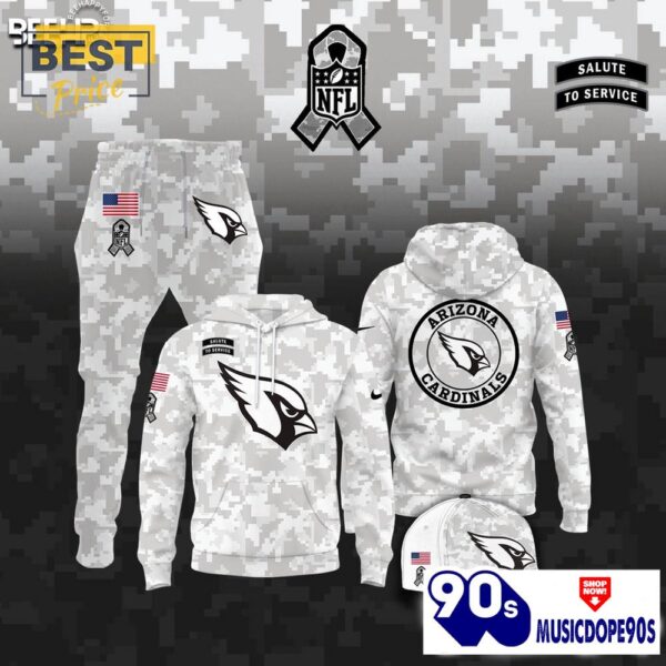 Arizona Cardinals Camo 2024 Salute to Service Hoodie, Jogger, Cap