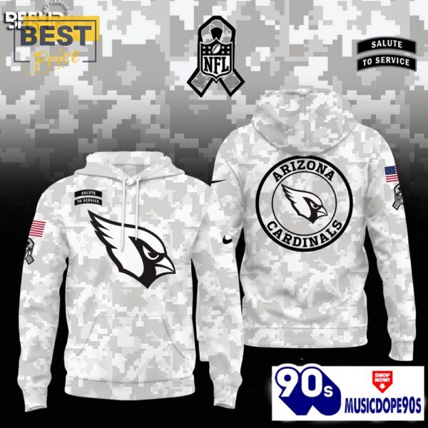 Arizona Cardinals Camo 2024 Salute to Service Hoodie, Jogger, Cap