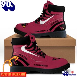 Arizona Cardinals Custom Boots Shoes Idea Gift For Fan