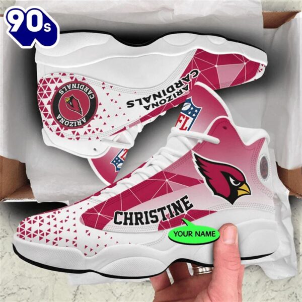 Arizona Cardinals NFL Personalized Jordan 13 Shoes