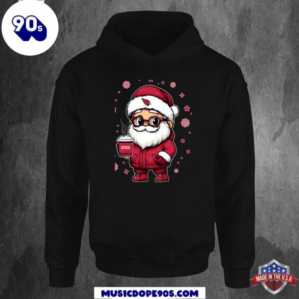 Arizona Cardinals Santa Christmas Football Hoodie