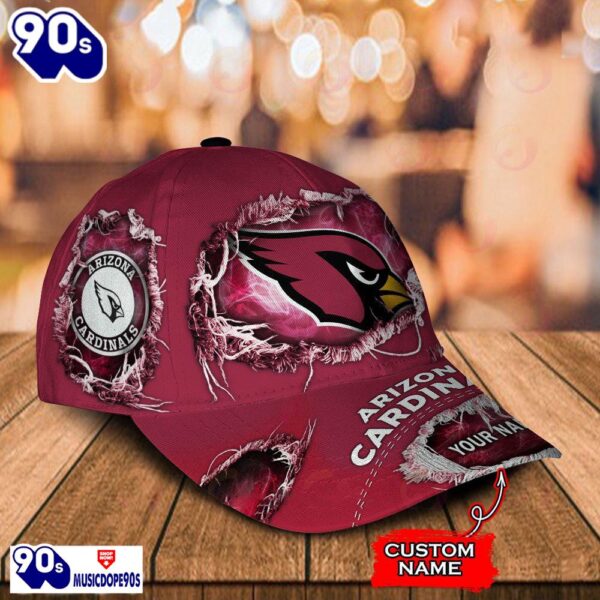 Arizona Cardinals-Personalized NFL Classic Cap V2