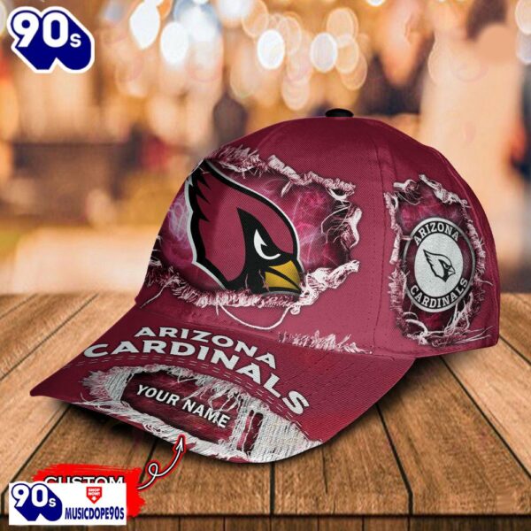 Arizona Cardinals-Personalized NFL Classic Cap V2