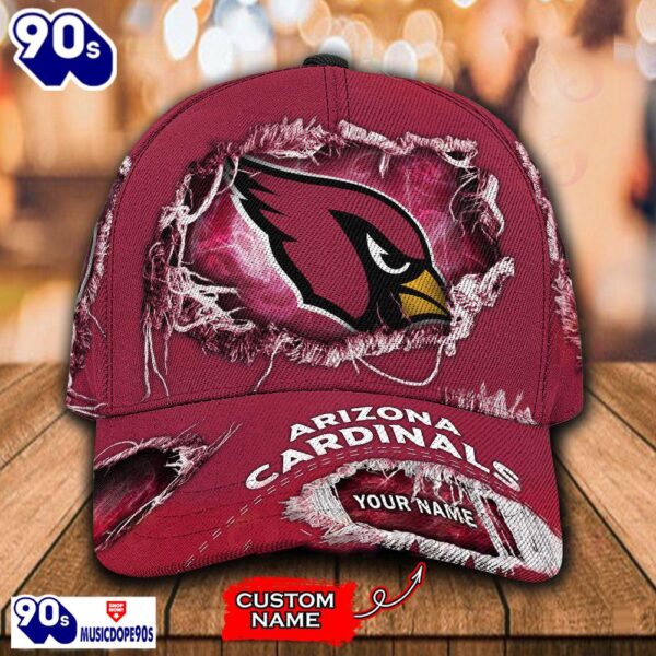 Arizona Cardinals-Personalized NFL Classic Cap V2