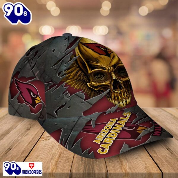 Arizona Cardinals-Personalized NFL Skull Cap V2