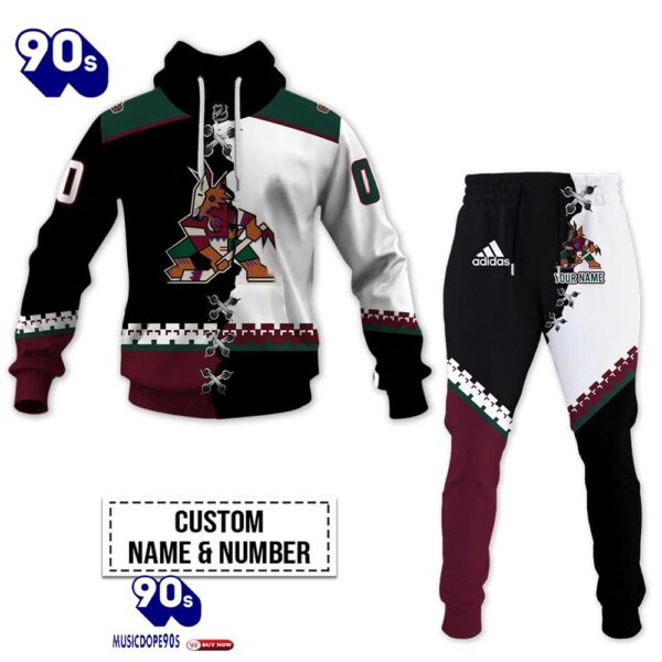 Arizona Coyotes Personalized NHL Mix Jersey Hoodie Set