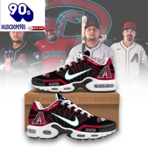 Arizona Diamondbacks Custom Nike Air Max Plus Shoes For Fans