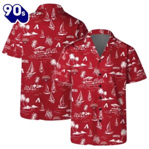 Arizona Diamondbacks Desert Radiance Hawaiian Button Up Shirts