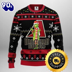 Arizona Diamondbacks Funny Grinch Ugly…