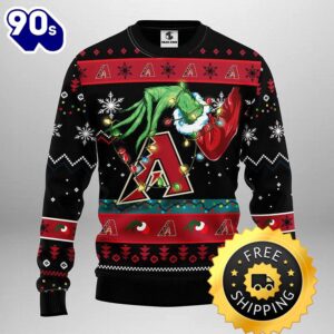 Arizona Diamondbacks Grinch Ugly Christmas…