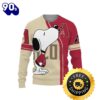 Arizona Diamondbacks Snoopy Ugly Christmas Sweater, Arizona Diamondbacks Ugly Sweater, MLB Christmas Sweater