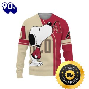 Arizona Diamondbacks Snoopy Ugly Christmas…