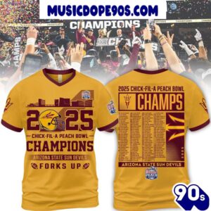 Arizona State Sun Devils 2025 Chick-Fil-A Peach Bowl Champions Limited Edition Hoodie