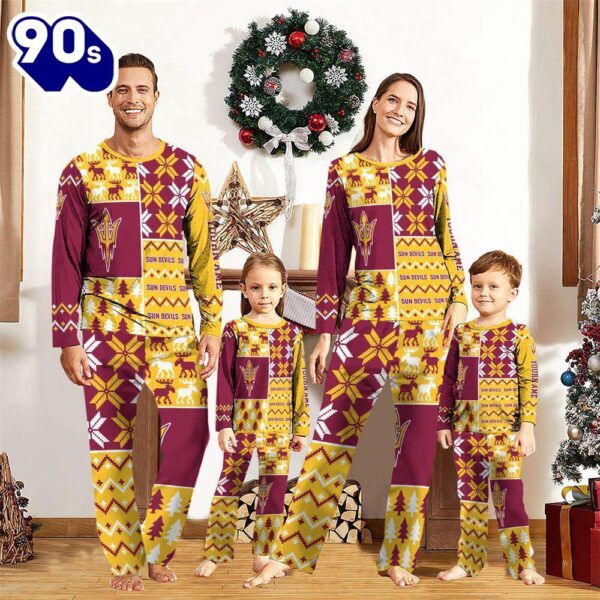 NCAA Family Pajama Sets  Arizona State Sun Devils Pajamas Personalized