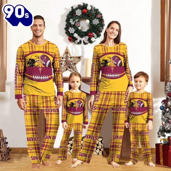 NCAA Family Pajama Sets  Arizona State Sun Devils Pajamas Personalized Your Name