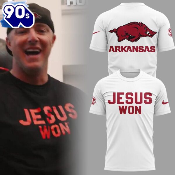 Arkansas Razorbacks Jesus Won Limited Edition 3d T-Shirt