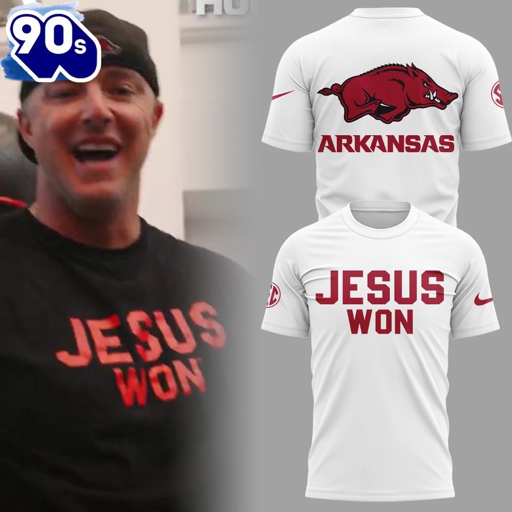 Arkansas Razorbacks Jesus Won Limited Edition 3d T-Shirt Arkansas Razorbacks Jesus Won Limited Edition 3d T-Shirt