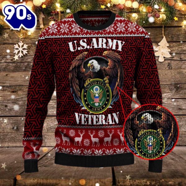 Armed Forces Army Military Vva Vietnam Veterans Day Gift For Father Dad Christmas Sweater  Gift Veteran Christmas Sweater