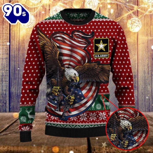 Armed Forces Army Military Vva Vietnam Veterans Day Gift For Father Dad Christmas Ugly   Gift Veteran Christmas Sweater