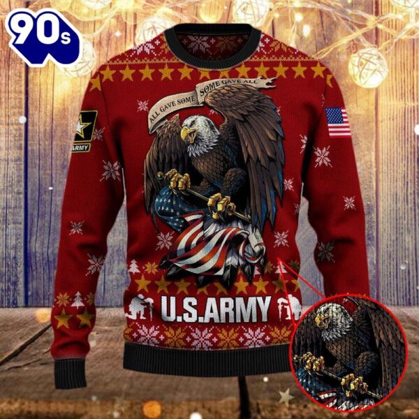 Armed Forces Army Military Vva Vietnam Veterans Day Gift For Father Dad Christmas Ugly Sweater  Gift Veteran Christmas Sweater