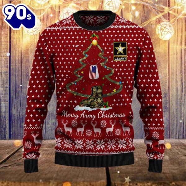 Armed Forces Army Military Vva Vietnam Veterans Day Gift For Father Dad Ugly Sweater  Gift Veteran Christmas Sweater