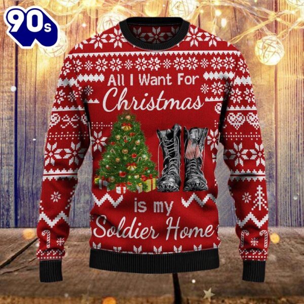 Armed Forces Army Usn Navy Usmc Marine Usaf Air Forces Uscg Coast Guard Military Vva Vietnam Veterans Day Gift For Father Dad Christmas Wool Ugly   Gift Veteran Christmas Sweater