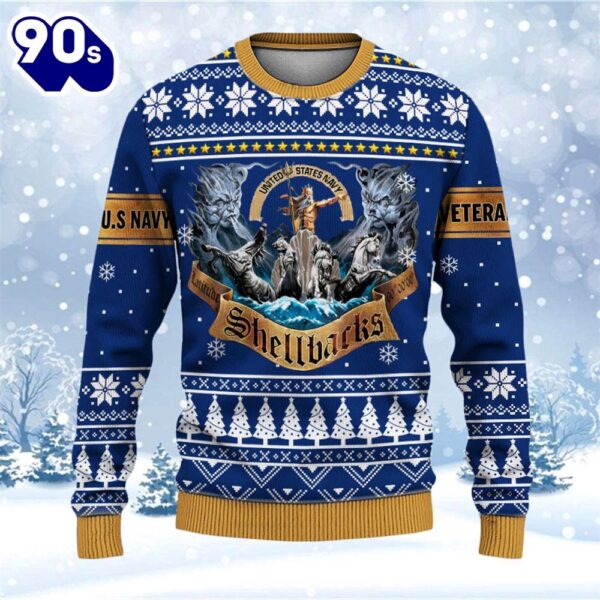 Armed Forces Navy Veteran Military Soldier Ugly 3D Sweaters  Gift Veteran Christmas Sweater