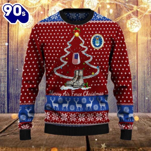 Armed Forces Usaf Air Forces Military Vva Vietnam Veterans Day Gift For Father Dad Christmas Ugly Sweater 3D  Gift Veteran Christmas Sweater