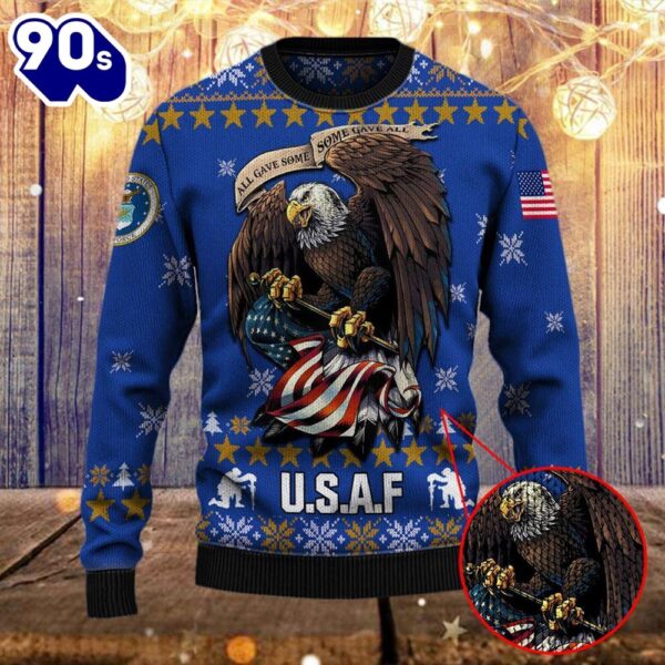 Armed Forces Usaf Air Forces Military Vva Vietnam Veterans Day Gift For Father Dad Sweater  Gift Veteran Christmas Sweater